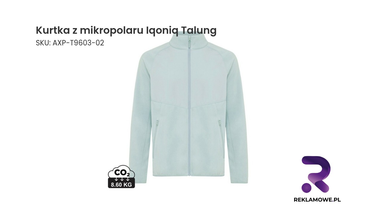 Kurtka z mikropolaru Iqoniq Talung w kolorze szarym