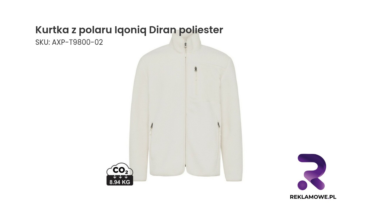 Kurtka z polaru Iqoniq Diran wykonana z poliestru