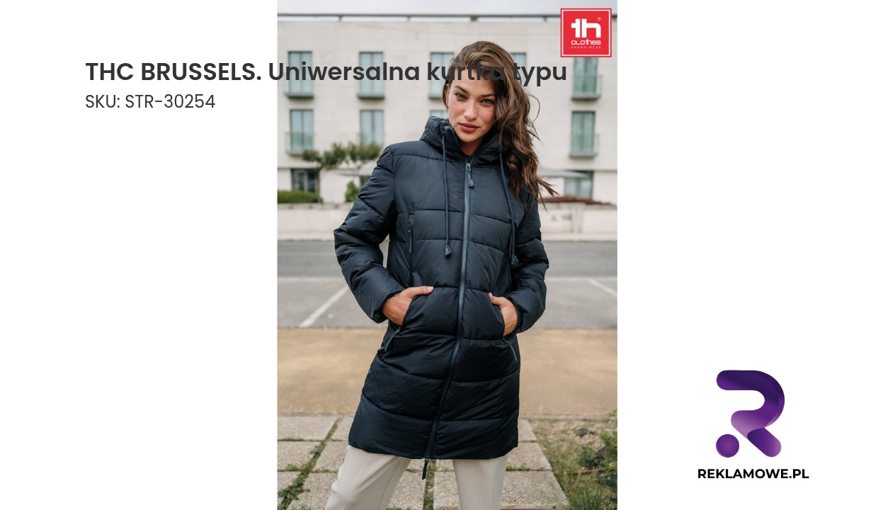 Uniwersalna kurtka THC Brussels w kolorze brązowym
