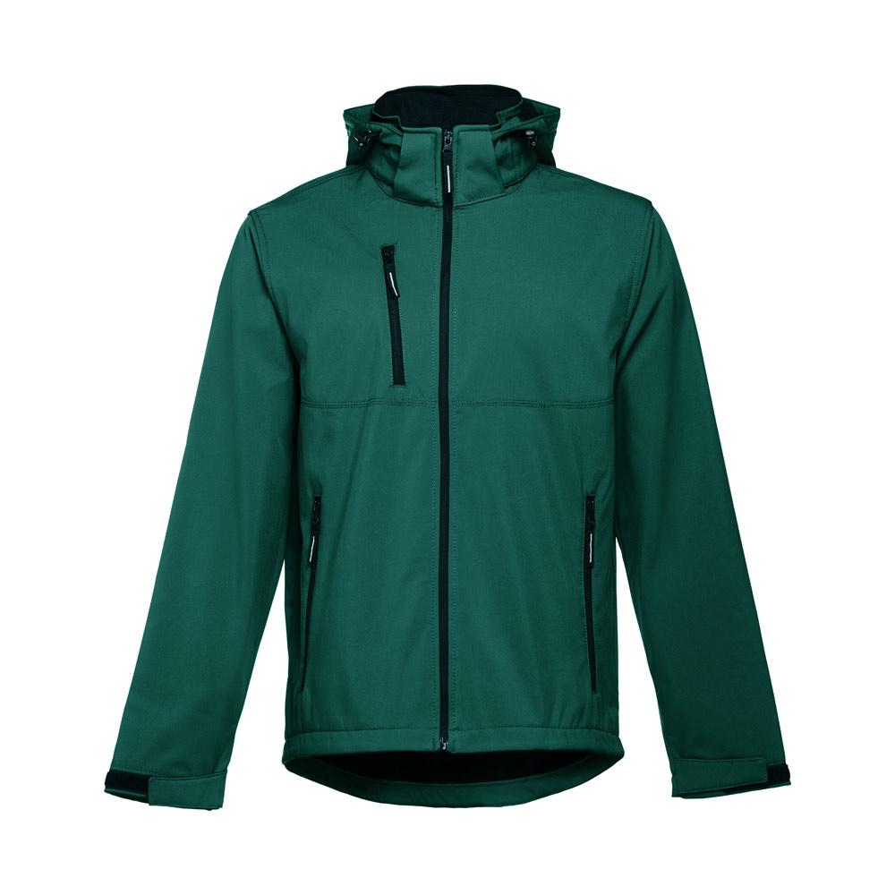 THC ZAGREB. Męska kurtka softshell z poliestru i elastanu 30180_set