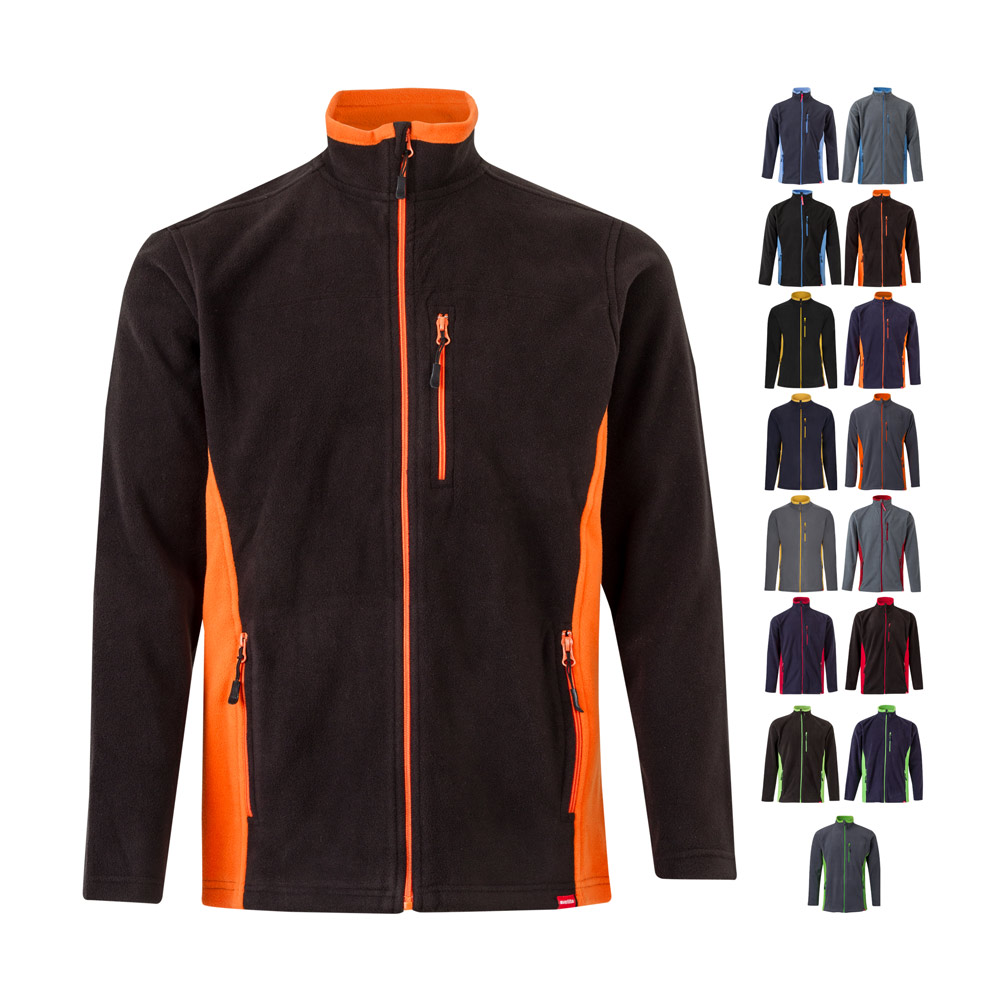 VL GERAS. Dwukolorowa kurtka polarowa (220 g/m²) z poliestru (100%) 36079_set