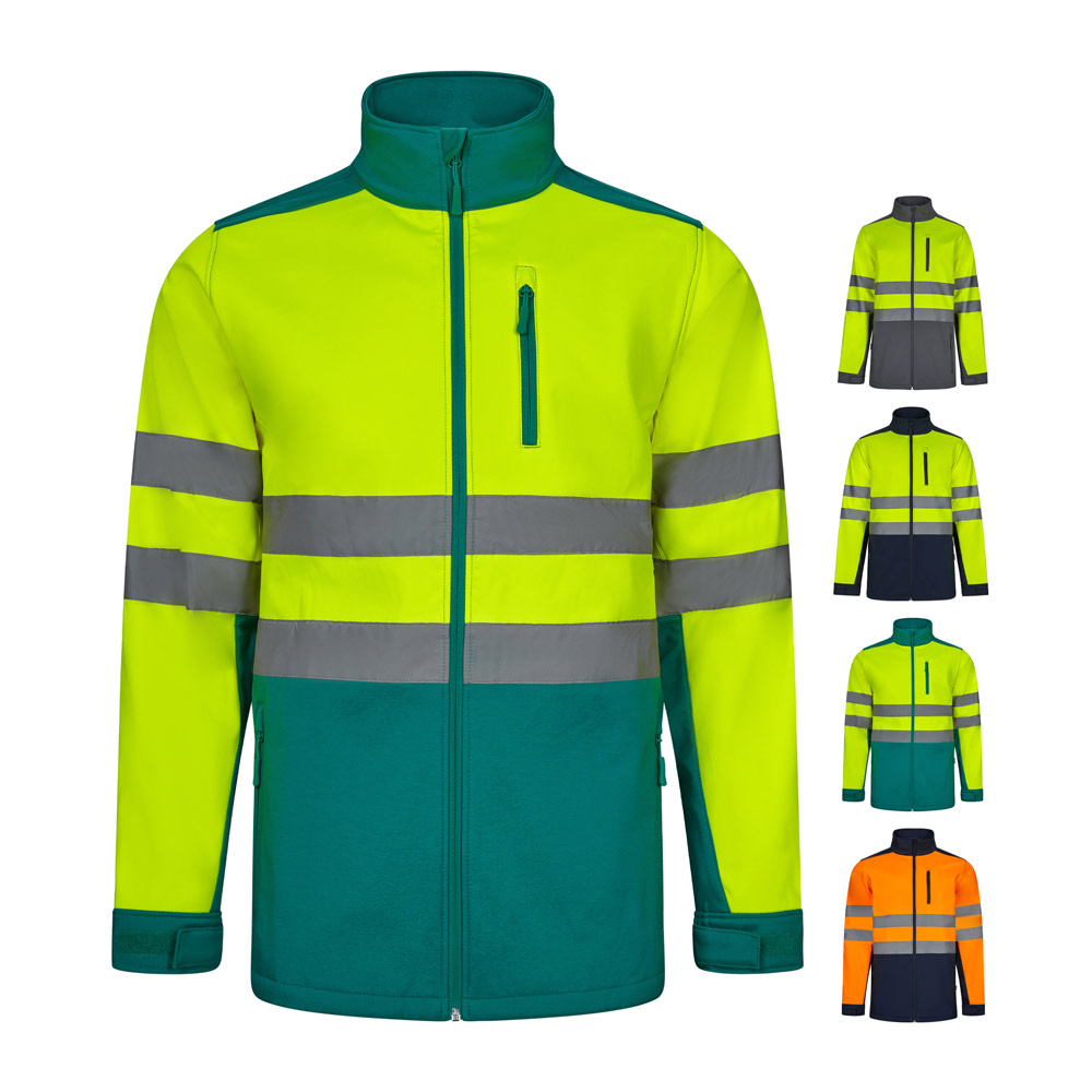VL HESTIA LARGE. Dwukolorowa kurtka soft shell (280 g/m²), z polarową podszewką i membraną TPU, z poliestru (96%) i elastanu (4%) 36145_set