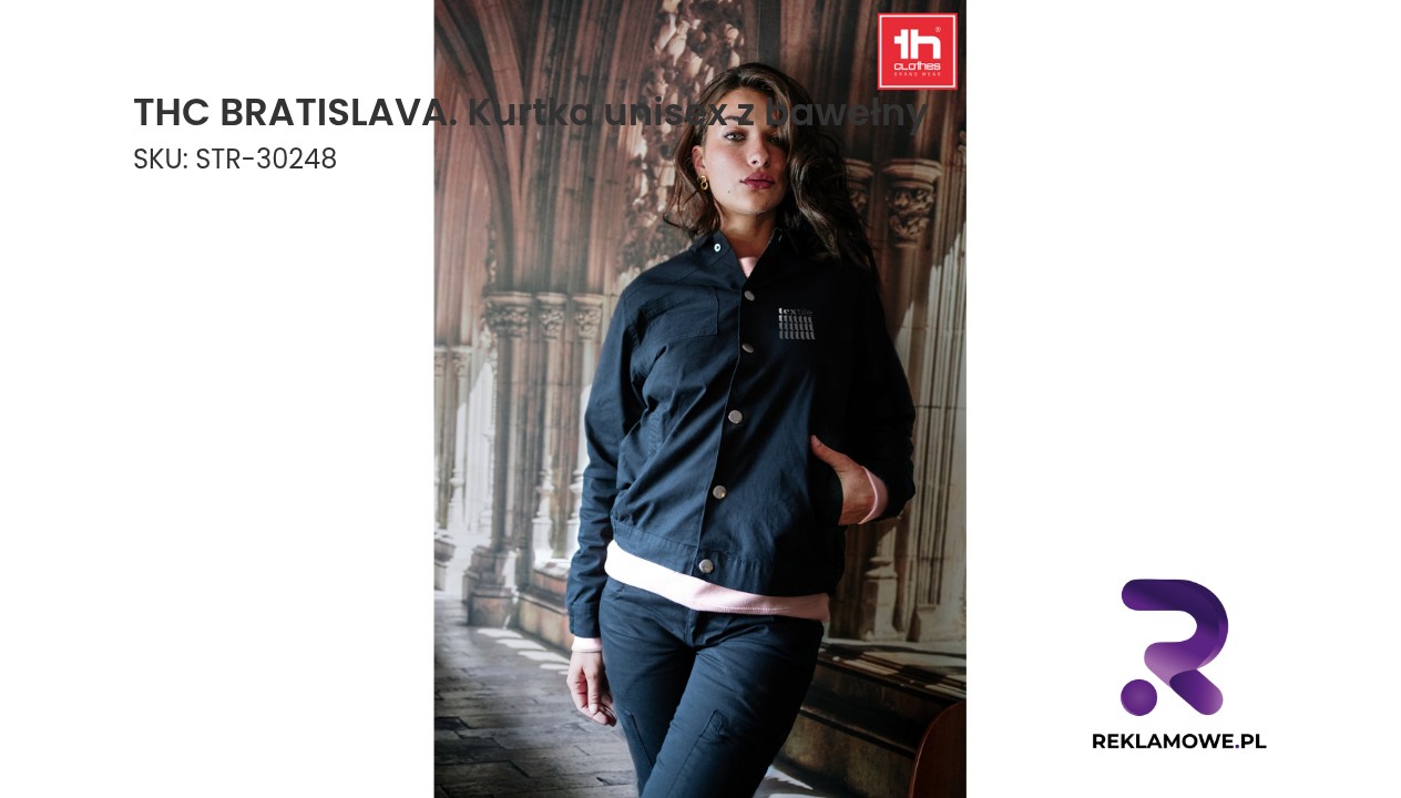 THC BRATISLAVA kurtka unisex z bawełny