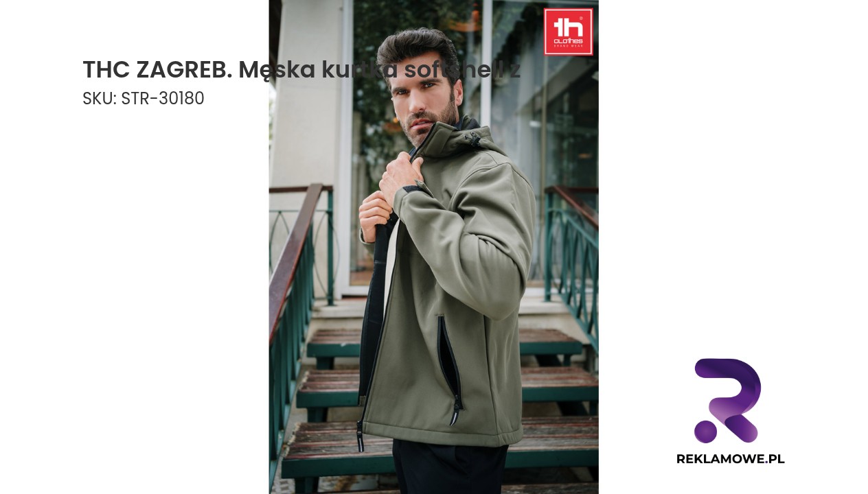 THC ZAGREB męska kurtka softshell